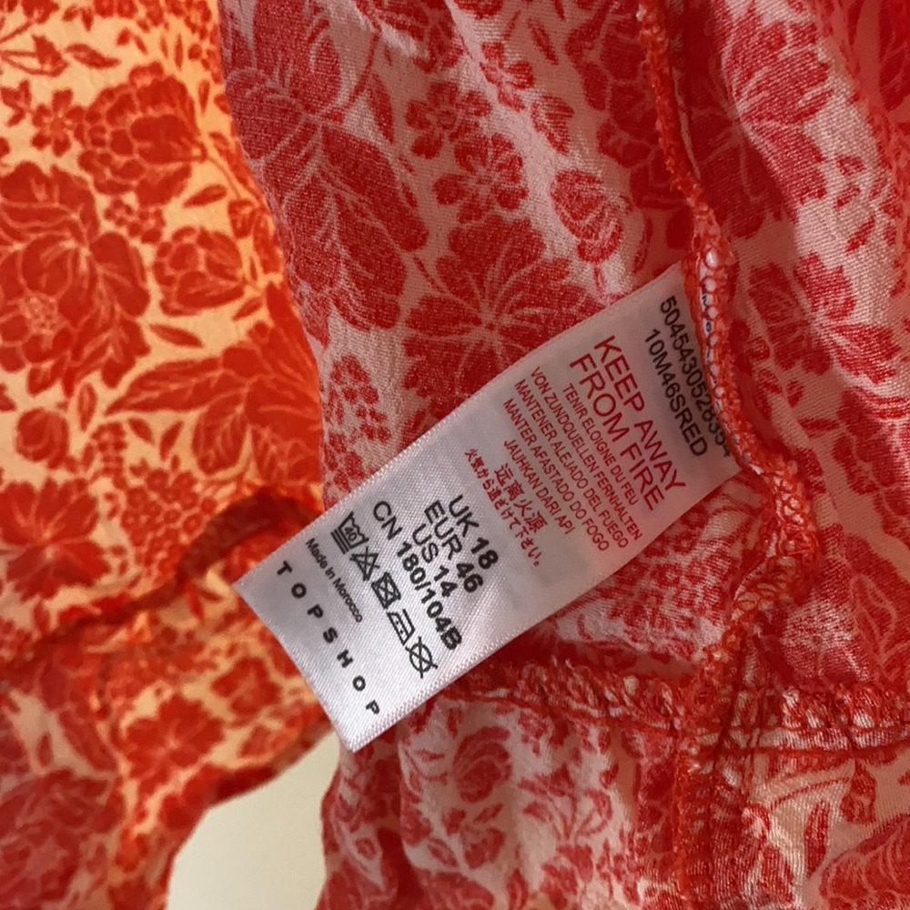 Topshop Ruffle Wrap Mini Dress - Picture 7 of 9
